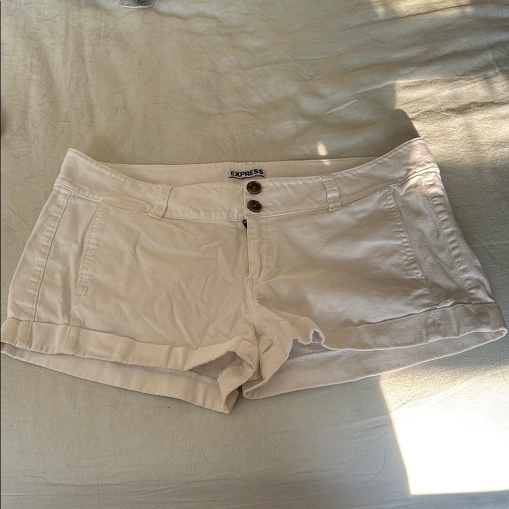 Express White Shorts